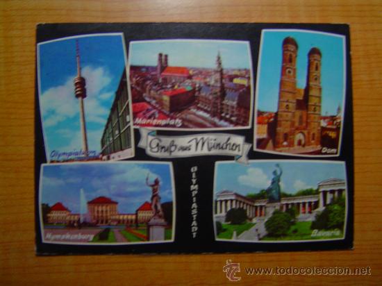 Cartes Postales: POSTAL GRUBAUS M&Uuml;NCHEN CIRCULADA