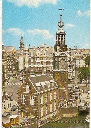 Postales: POSTAL A COLOR AMSTERDAM MINTOWER CIRCULADA - Foto 1
