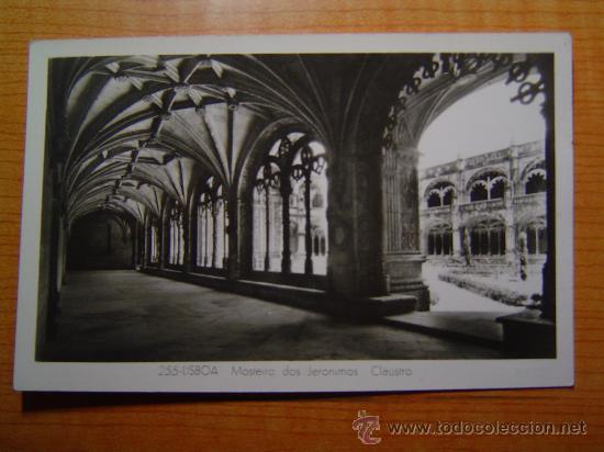 Postales: POSTAL LISBOA MOSTEIRO DOS JERONIMOS CLAUSTRO  SIN CIRCULAR - Foto 1