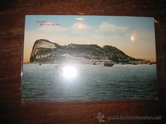 Postales: GIBRALTAR  ROCK FROM DE BAY - Foto 1