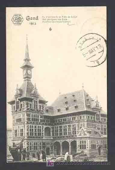 Cartoline: B&eacute;lgica. Gand *Exposition Internationale Universelle de Gand 1913* Ed. L&acute;Eclipse. Circulada 1913.