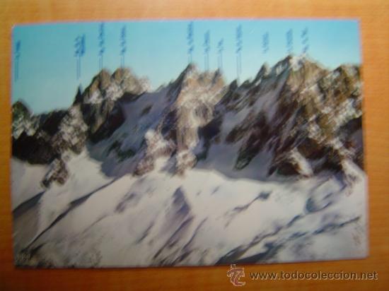 Postcards: POSTAL LES AIGUILLES DE CHAMONIX SIN CIRCULAR