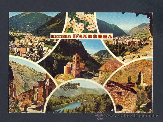 Postales: Postal d' ANDORRA: 7 vistes (APA num.2)