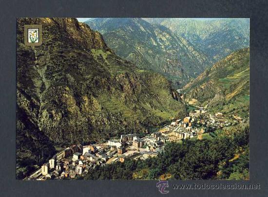 Postales: Postal d' ANDORRA: Sant Juli&agrave; de L&ograve;ria, vista panor&agrave;mica (Ed.Iscla num.14)