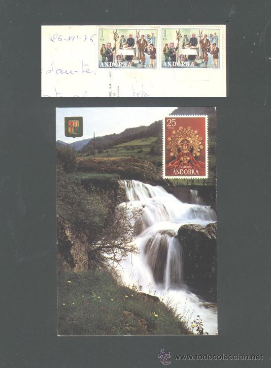 Postales: B-0650- ANDORRA. EL SERRAT. CASCADE - Foto 1