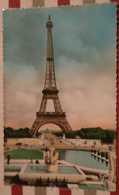 Postales: Postal de Par&iacute;s, escrita - Foto 1