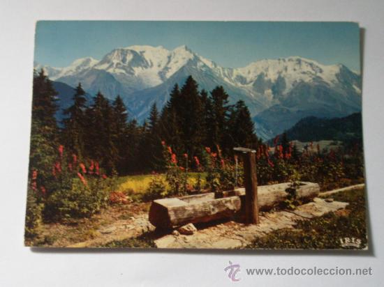Postales: Postal de Chamonix, Francia, circulada - Foto 1