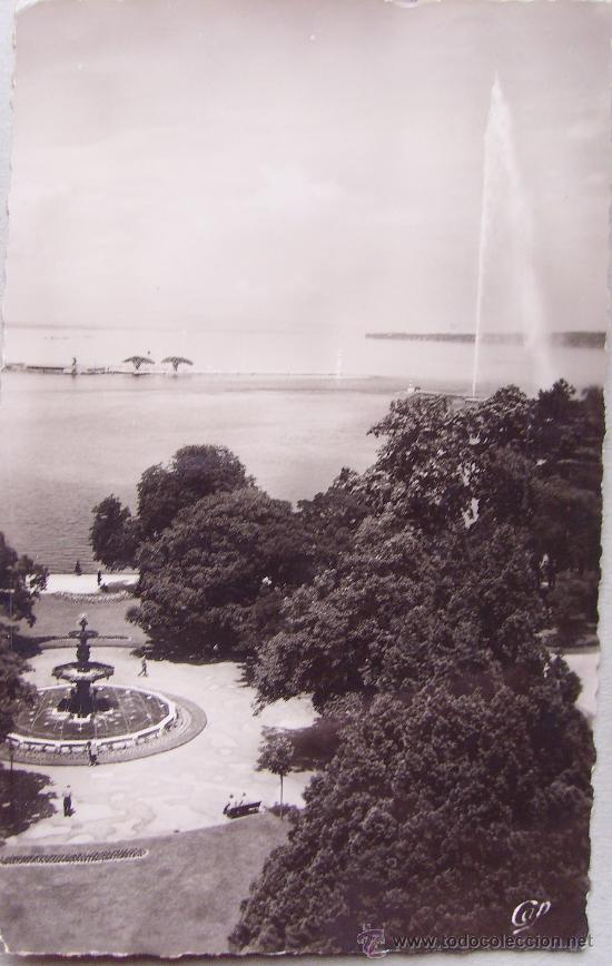 Postales: GENEVE Le Jardin Anglais