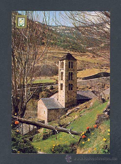 Postales: Postal d' ANDORRA: Pal, Esgl&eacute;sia rom&agrave;nica (Ed.Iscla num.374)