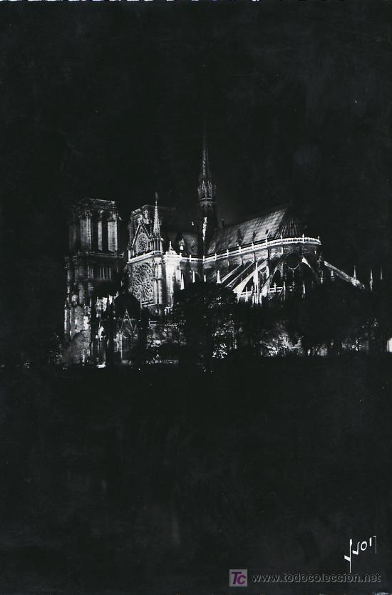 Postales: Tarjeta Postal de Paris (Francia) - La Nuit - Foto 1