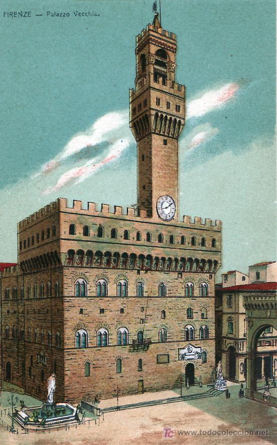 Postais: Tarjeta Postal de Florencia (Italia) - Palacio Vecchio