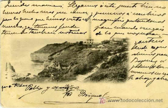 Postales: POSTAL BIARRITZ LE PHARE - Foto 1