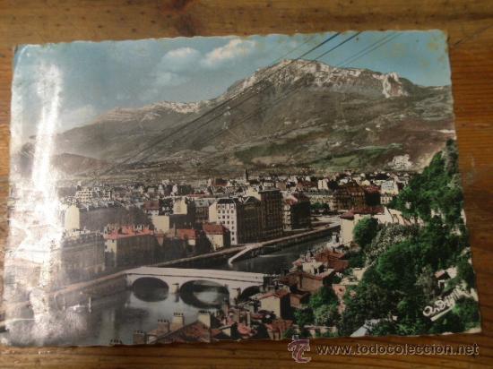 Postales: Postal Grenoble, circulada, 1958 - Foto 1