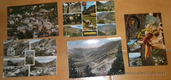 Postales: 5 postales de Andorra (una circulada) - Foto 1