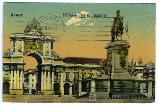 Postales: LISBOA, PRA&Ccedil;A DO COMMERCIO,   P27627 - Foto 1