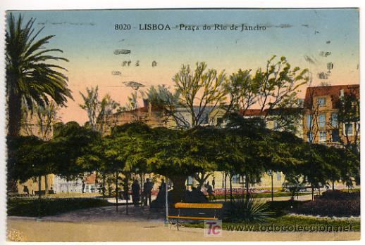 Postales: LISBOA, PRA&Ccedil;A DO RIO DE JANEIRO,   P27635 - Foto 1