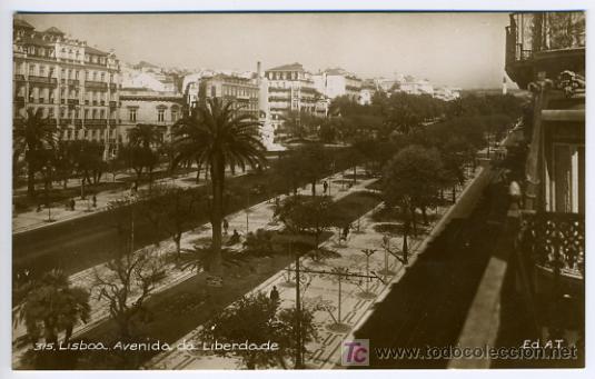 Postales: LISBOA, AVENIDA DA LIBERDADE,   P27646 - Foto 1