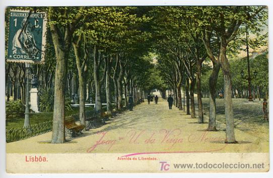 Postales: LISBOA, AVENIDA DA LIBERDADE,    P27681 - Foto 1