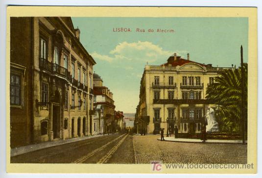 Cartoline: LISBOA, PORTUGAL, RUA DO ALECRIM,    P27722