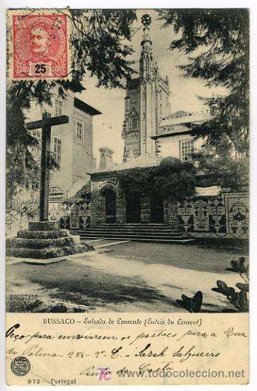 Postais: BUSSACO, PORTUGAL, ENTRADA DO CONVENTO,   P27819