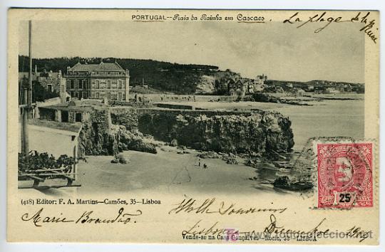 Cartoline: CASCAES, PORTUGAL, PRAIA DA RAINHA,   P27911