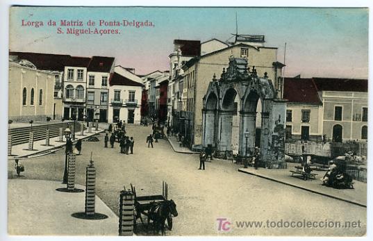 Cartoline: A&Ccedil;ORES, PORTUGAL, LORGA DA MATRIZ DE PONTA DELGADA, S. MIGUEL,    P27932