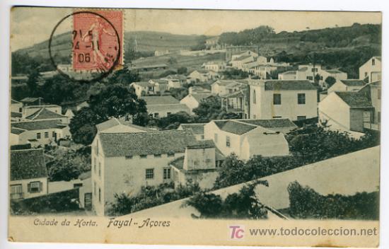 Cartoline: A&Ccedil;ORES, PORTUGAL, CIDADE DA HORTA, FAYAL,     P27934