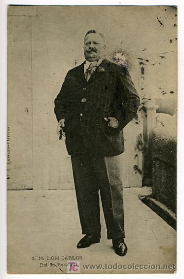 Cartes Postales: PORTUGAL, S.M. DOM CARLOS, ROI DE PORTUGAL,     P27973