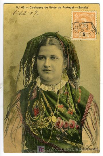 Cartes Postales: BARCELLOS, PORTUGAL, COSTUMES DO NORTE,   P28019