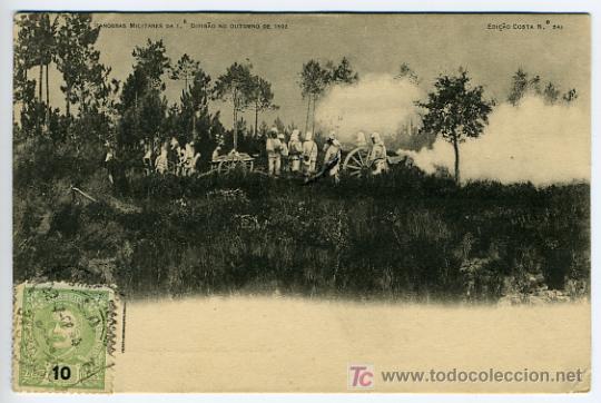 Cartes Postales: PORTUGAL, MANOBRAS MILITARES DA 1&ordf; DIVISAO NO OUTOMNO DE 1902,    P28079