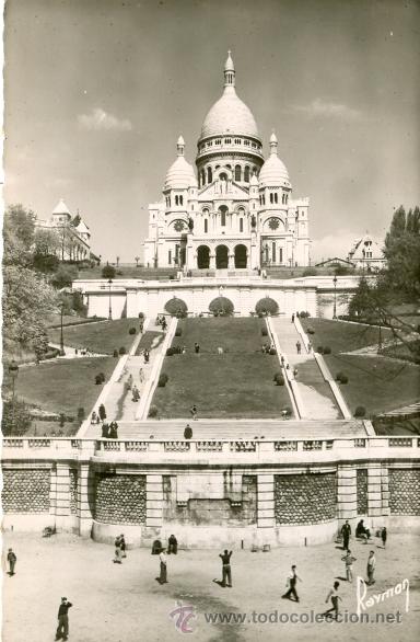 Postales: LE SQUARE SAINT-PIERRE ET LE SACR&Eacute; COEUR (1950)