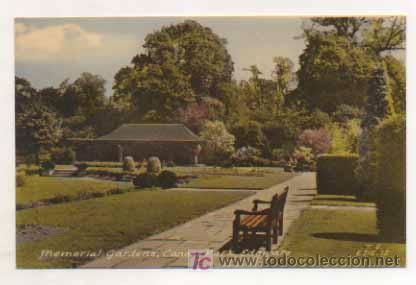 Postais: MEMORIAL GARDENS, CANONS PARK, EDGWARE.