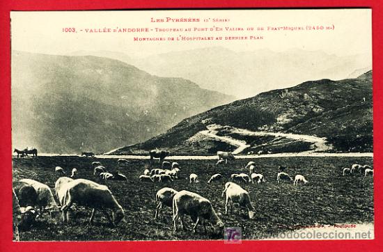 Postkarten: VALLE DE ANDORRA, TROPEAU AU PONT D&acute;EN VALIRA OU DE FRAY-MIQUEL,       P30028