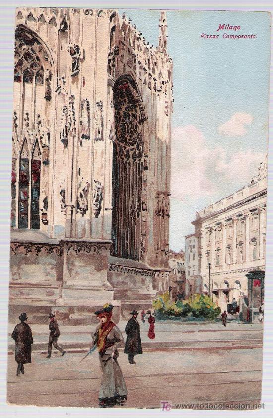 Postales: Milano.- Piazza Camposanto. - Foto 1