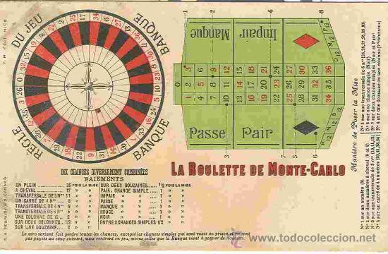 Postales: FRANCIA-MONACO. CASINO DE MONTECARLO. LA RULETA.