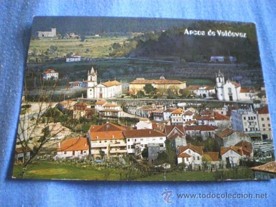 Cartes Postales: POSTAL PORTUGAL ARCOS DE VALDEVEZ VISTA DE LA VILLA NO CIRCULADA