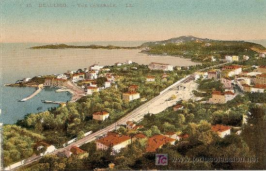 Postales: POSTAL BEAULIEU (COSTA AZUL) - Foto 1