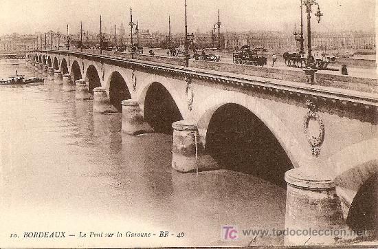 Postales: ANTIGUA POSTAL DE BORDEAUX - Foto 1