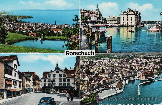 Postales: rorschach.- suiza.- a&ntilde;os cincuenta - nueva