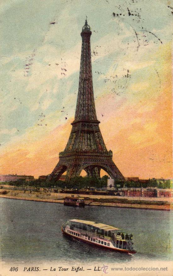 Postales: PARIS,LA TORRE EIFIEL - Foto 1