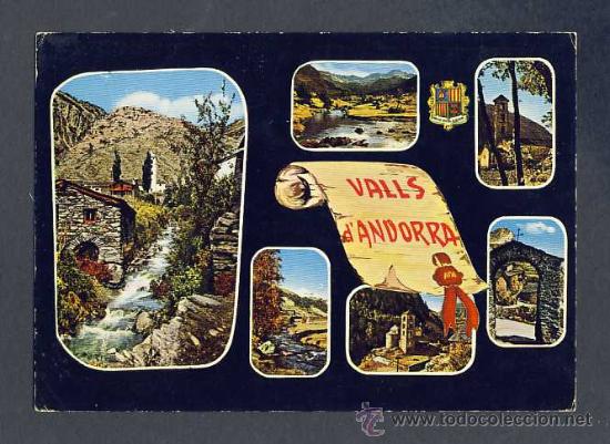 Postales: Postal d' ANDORRA: 7 vistes (Ed.APA num.35)