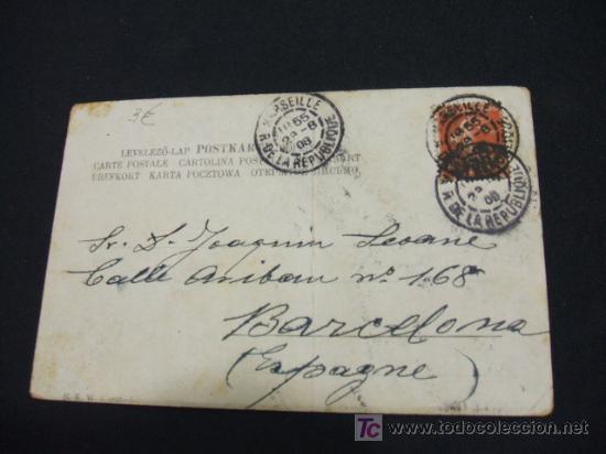 Postales: MARSEILLE - POSTAL A&Ntilde;O 1.908 - Foto 2