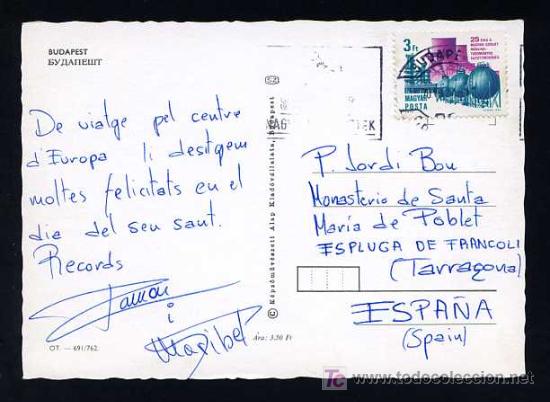 Postales: Hungr&iacute;a *Budapest* Circulada. - Foto 2