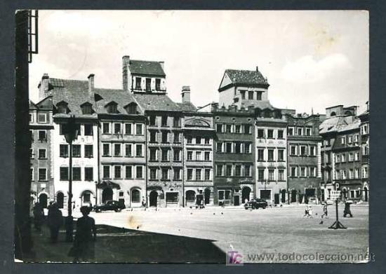 Postales: Polonia. Warszawa. *Rynek Starego Miasta* Edit. K.A.W. Circulada 1961.