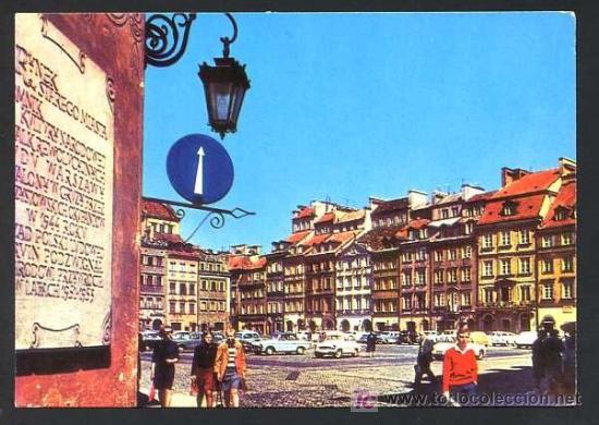 Cartes Postales: Polonia. Warszawa. *Rynek Starego Miasta* Edit. Ruch. Circulada.