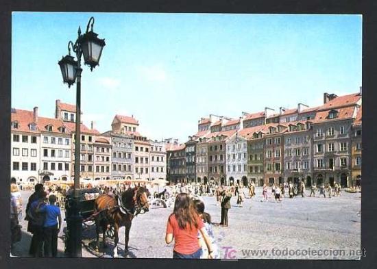 Cartoline: Polonia. Warszawa. *Rynek Staregi Miasta* Edit. K.A.W. Nueva.