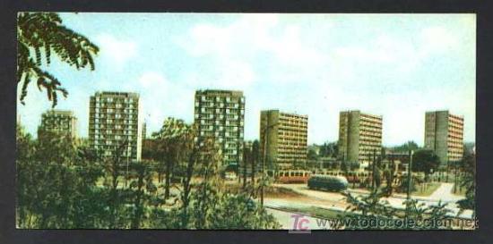 Postales: Polonia. Warszawa. *Osiedle mieszkanicwe* Edit. Ruch. Meds: 70 x 147 mms. Circulada 1967.