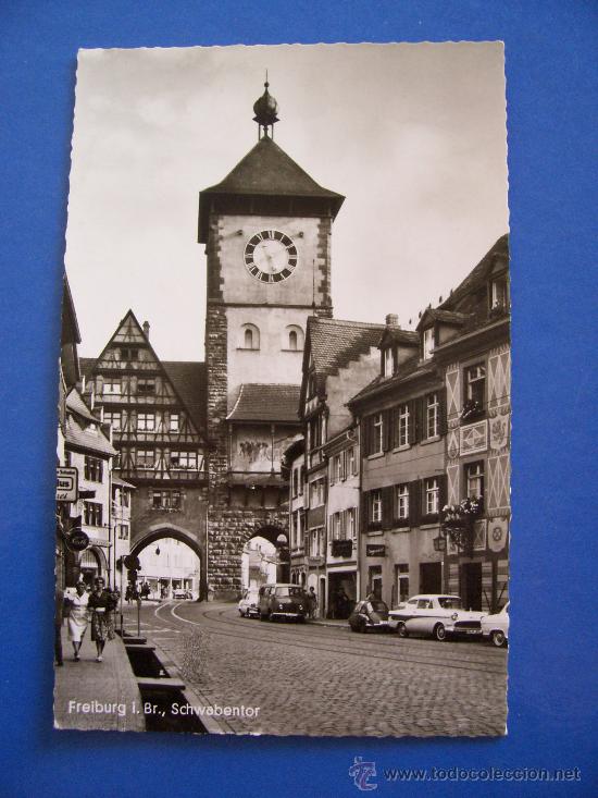 Postales: postal alemana:  freiburg i.br., schwabentor (karl alber n&ordm;1192, sin circular, a&ntilde;os 60 aprox)