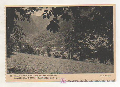 Postais: ANDORRA. VALLS D'ANDORRA. LES ESCALDES. CONTRALLUM. (FOT. V. CLAVEROL)