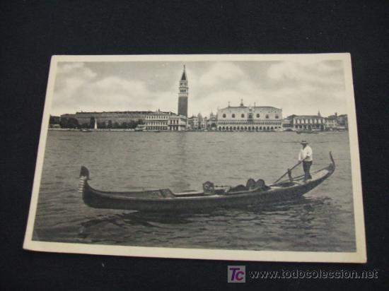 Cartoline: PANORAMA E GONDOLA - VENEZIA -